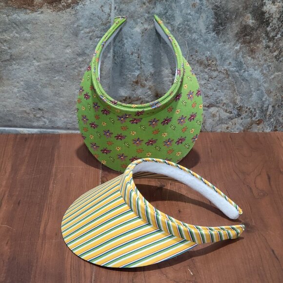 Sun Visor Hats Women Clip On Set of 2 Wide Brim Visors Hat Outdoor Sports Golf B - Picture 6 of 12